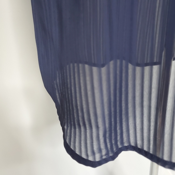 Navy Blue A New Day Silk Tank - XL (NWT) - Picture 5 of 10